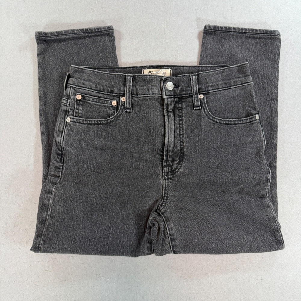 Madewell Perfect Vintage Jeans Women's 26P Black Lunar Wash MD713
